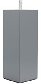 La Fabrique de Pieds Jeu de 4 Pieds de Lit, Bois, Gris (Laqué Anthracite), 15 x 5,5 x 5,5 cm