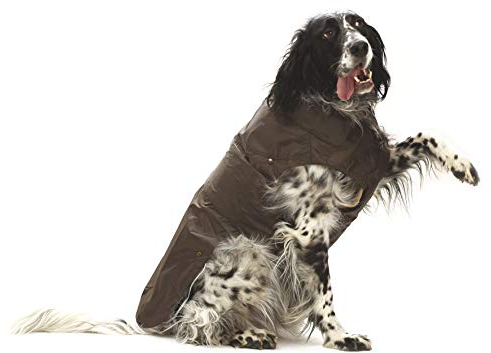 Croci Montreal - Hundemantel, Wintermantel, wasserdichte Jacke, Größe 35 cm, braun