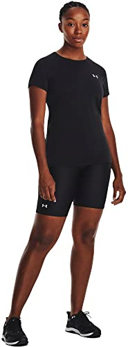 Under Armour Damen Tech SSC-Solid Kurzarmshirt, Schwarz, M