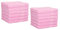 Betz 12 Stück Gästehandtücher Gästehandtuch Palermo 100% Baumwolle Größe 30x50 cm Handtuch Gästetücher Set Farbe rosé