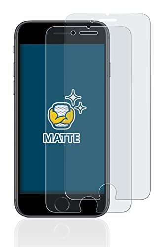BROTECT Entspiegelungs-Schutzfolie für Apple iPhone 8 (2 Stück) Matte Displayschutz-Folie, Anti-Reflex, Anti-Fingerprint