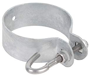 Alberts 655761 Schelle für Geflechtspannstäbe | feuerverzinkt | Schellen-Ø 60 mm