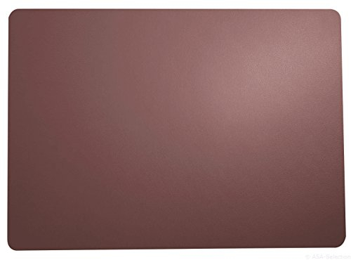 ASA Leder Tischet, Plum, 46 x 33 cm