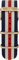 Sailor Damen Herren Nylon Armband Marine blau-weiß-rot BSL101-2014-20, Breite Armband:20mm (normal), Farbe Edelstahl:Rosègold