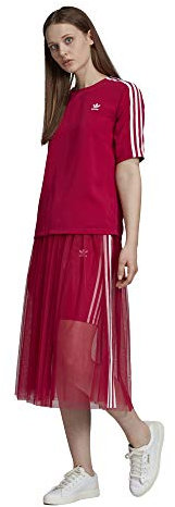 adidas T-Shirt Rose Femme 3 Stripes Tee