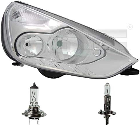 EISENFELS Bundle Set 70771193 Scheinwerfer links + Leuchtmittel H1 Classic + H7 Classic kompatibel mit S-Max WA6