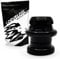 LOEVELOSI Fahrrad Steuersatz 1 Zoll Schwarz Rennrad Gewinde Lagersatz Retro Steuerkopf Lager 1 Black Bicycle Headset