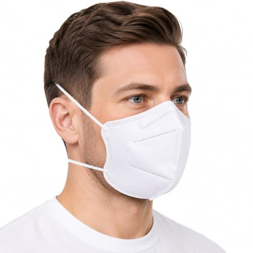 Show-me FFP2 Respiratory Face Mask | White | Universal Size | Pack of 10