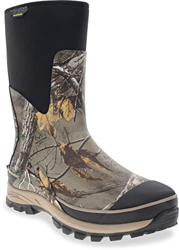 Western Chief Herren Neoprene Mid Height Waterproof Boot with Memory Foam Insole Calf Halblange Stiefel, Realtree, 45 EU