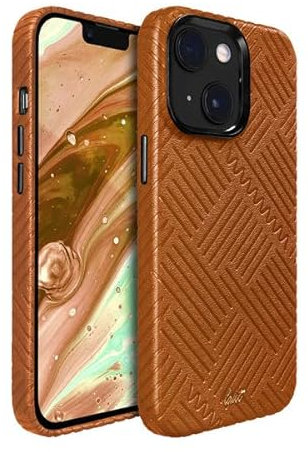 LAUT - Motif Hülle kompatibel mit iPhone 14 (6.1) [kompatibel mit MagSafe] - Brown Lines