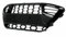 Kühlergrill Streifen Auto Frontstoßstange Unterer Mittelgrill Grillabdeckung Ersatz Für Ford Für Fiesta Für MK7 2008-2013 Racing Grills Kühlergitter