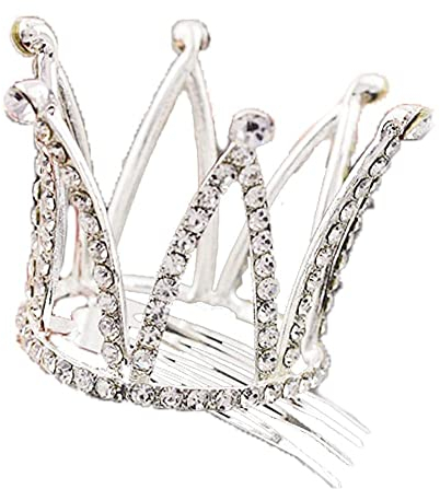 Morkopela Kinder Kleine Tiara Mädchen Kronen Tiara Schmuck Fashion Kinder Haare Kammzubehör