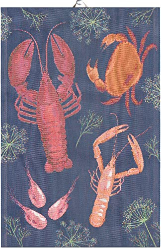 Ekelund - Geschirrtuch Skaldjursfest 40x60 cm 100% Baumwolle