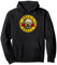 Guns N' Roses Kapuzenpulli mit Bullet-Logo Pullover Hoodie