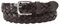 Levi's Herren Leather Braid Belt, Dark Brown, 105