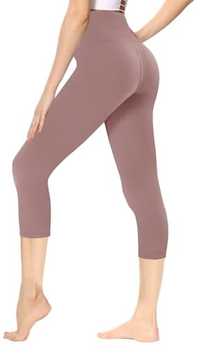 Gayhay Leggings Damen 3/4 High Waist Capri Hose Sommer für Sport Yoga | Bequeme Caprihose Sporthose Blickdicht Elastisch 7/8 Sommerhose Yogahose für Gym
