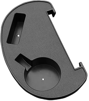 Sharplace Recliner Cup Holder Chair Cup Holder Tray Folding Reclining Chairs Clip on Utility Tray Chair Tray for Picnic Garden Lounger, black