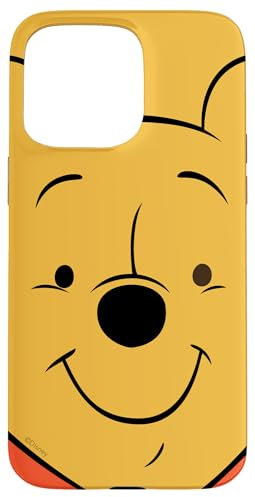 iPhone 15 Pro Max Disney Winnie the Pooh Face Honey Yellow Case