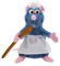 Disney Store Official Ratatouille Rat Plush – Master Chef Remy Stofftier mit Kochmütze und Schürze, weicher Plüschstoff, Filzlöffel, detaillierte Modellierung, bestickte Eigenschaften, klein 22,9 cm