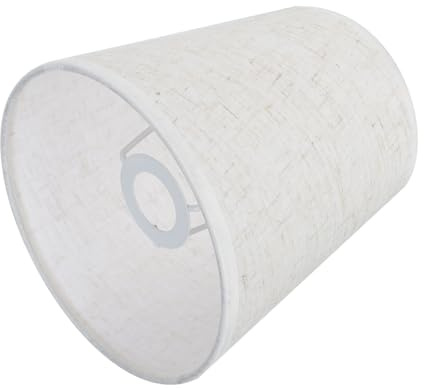 jojofuny Vielseitiges Lichtzubehör – Lampenschirm Aus Stoff – Lichtabdeckung Für Tisch- Kronleuchter- - Decken- Und Stehlampen – Weißes Leinen – E14-fassung – 15 Cm