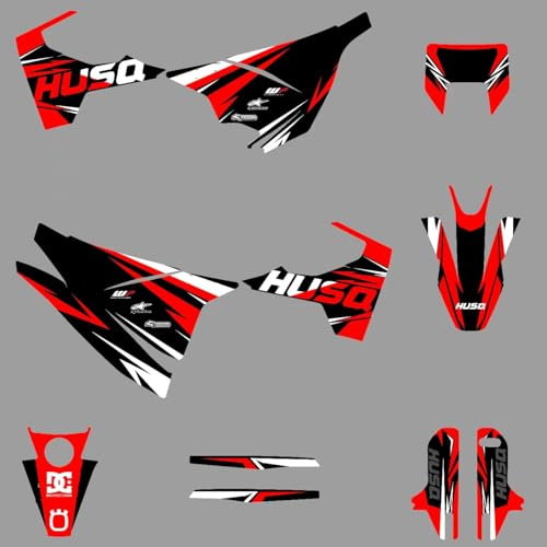 MXP Graphics Dirt Bike Aufkleber 701 Supermoto Enduro Motorrad Grafik-Set passend für Husqvarna 701 Supermoto Enduro 2015-2023 (HS701-5)