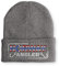 tshirtladen Beanie Norway Angler Wintermütze lustige Mütze mit Spruch, Farbe: Grau