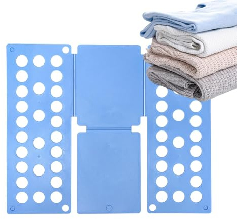 Faltbrett für Kleidung - T Shirt Ordnerbrett | Lazy Kleiderfaltbrett | Schnelles Wäschefalten | Wäsche Klappbretter Gadget | für Kleidung, Kleider, Handtücher, Hosen