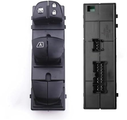 Interruptor Mando Elevalunas 25401-3TA5A Para Nissan Para Sentra Para Leaf Juke Qashqai Interruptor Control Ventana Lateral Conductor Botón Elevación Cerradura Puerta 16+3 Pines Botonera Ventana(25401