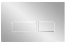 Wall Hung Toilet Rimless Pan 1.12m Concealed Cistern Frame WC Plate Soft Close Seat Options (Flush Plate Chrome)