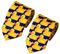 UILYNIU 2 Stücke Herren Krawatten, Ducky Krawatte, Schmale Krawatte 8 cm für Herren, Ducky Tie für Herren, Party Krawatte, Hochzeit Krawatte für Büro oder Festliche, Einheitsgröße (Gelb, Blau)