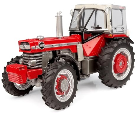 Universal Hobbies Miniatur-Traktor Massey Ferguson 1080 mit Peko-Kabine – Maßstab 1:32