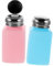 Zerodeko 2pcs Push Type Alcohol Bottle Dispenser Pump 200ml Medical Alcohol Refillable Pump Bottle