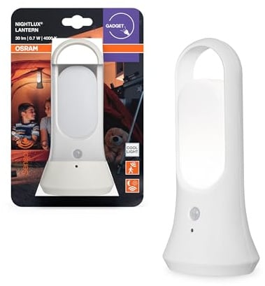 OSRAM mobiles LED Nachtlicht mit Bewegungs- und Tageslichtsensor, neutralweiß 4000 K, batteriebetrieben, für Küchen, Kinderzimmer, Innenräume