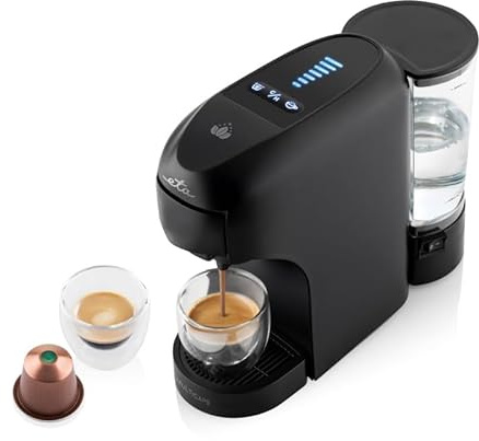 ETA Multicaps Multisystem-Kapsel-Kaffeemaschine | 4-in-1: Kapseln + gemahlener Kaffee | 7 Getränke-Einstellungen | Heiß & Kalt | 20 Bar