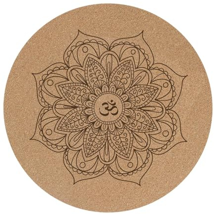 QLoztyse Meditations Und Yogamatte – Komfortabel, Langlebig, Praktisch für Zuhause, Rund