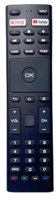 1 Uds Control Remoto Apto for TV sin Voz RCA KT1942-HG y Kivi RC20 32F710KW 24FR50WR 40U710KB 50U710KB 43U710KB 65U710KB