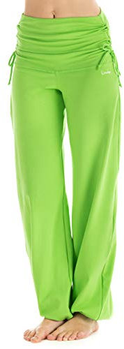 WINSHAPE Damen Wh1 Fitness Freizeit Sport Yoga Pilates Trainingshose, Apfelgrün, L EU