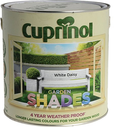 Cuprinol Garden Shades Exterior Wood Protector White Daisy 2.5 Litres