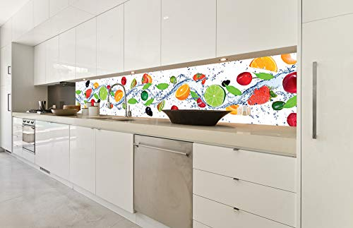 Dimex Küchenrückwand Folie selbstklebend Obst | Klebefolie - Dekofolie - Spritzschutz für Küche | Premium QUALITÄT - Made in EU | 350 x 60 cm