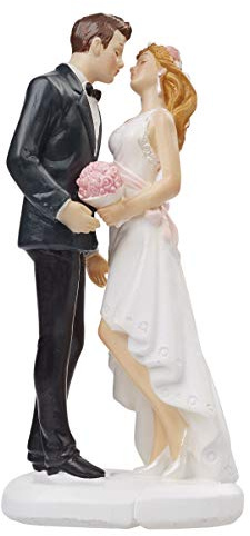 Hobbyfun Brautpaar, 12 cm, küssend