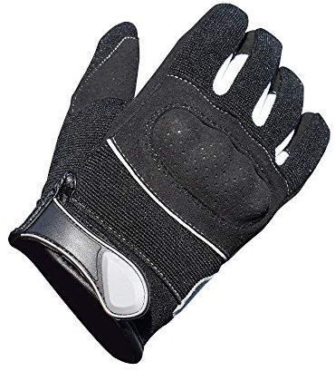 KSK Gants Cross Enfant Gants Moto, Scooter Noir, Taille YS (4XS: 14-15cm)