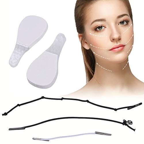 Instant Invisible Face, Neck and Eye Lift, 40 Piece Refill Tapes, V-Form Facelifting Klebeband Unsichtbare Dünne Gesichtsaufkleber, Make-up Facelifting Werkzeuge Für Gesicht