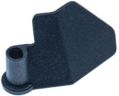 vhbw Varilla amasar compatible con Black&Decker B2200, B2250, B2600, B3900, B3965 panificadora - Batir, 6,5 x 3,8 cm, aleación de aluminio, negro
