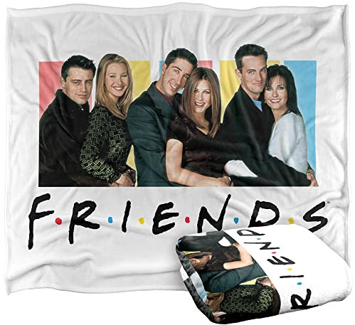 FRIENDS Silky Touch Kuscheldecke, Optimalweich, 152 x 127 cm
