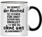 Seness Du denkst der Abschied ist schwer Tasse mit Spruch lustig, Abschiedsgeschenk Kollegen Jobwechsel, Abschied beste Kollegin Geschenk, Lieblingskollegin, Ruhestand Rente Rentner, Chef Chefin