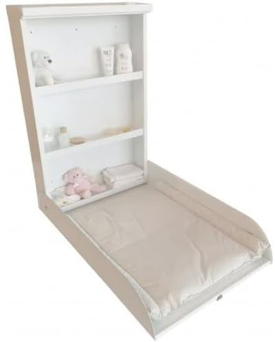 BABY DAN Wickeltisch für Sofie, Wandmontage, Metall, Weiß