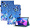 CXTCASE Custodia per Lenovo Tab M10 Plus 3rd Gen (2022) 10,6, PU Intelligente Tablet Cover Lenovo Tab M10 Plus 3rd Gen, Tablet Custodia con Slot per Schede, Farfalla Fiorita