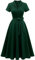 WedTrend Cocktailkleid Damen Schwarzes Petticoat Kleid Hepburn Cocktailkleid Damen Petticoat Kleider Damen WTP30001 DarkGreen XL
