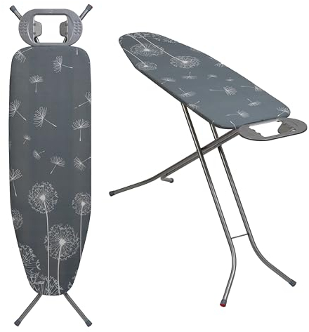 DOMOLETTI - Table a Repasser 120 cm x 38 cm - Table a Repasser Pliable et Compacité, Légère - Construction Métallique Robuste