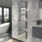 Warmehaus Designer Heated Towel Rail Bathroom Ladder Radiator Warmer Central Heating Rads Flat Panel Chrome 1800x500mm